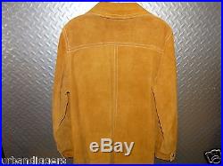 12706 Vintage Joo Kay of Oklahoma Leather Rancher Western Cowboy Jacket Coat M