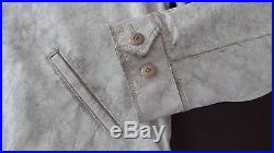 $$1295 Polo Ralph Lauren Distressed Leather Western Jacket Coat Sweater Shirt $$