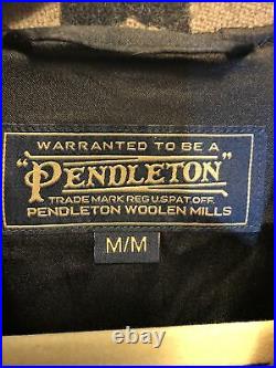 152. Pendleton Jacquard southwestern Mexican Navajo blanket wrap coat jacket M