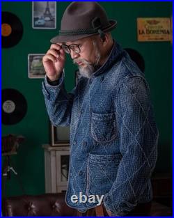 1930'S JAPANESE SASHIKO RANCH JACKET 100% Cotton NTTITUDOO Limited Edition 47.5