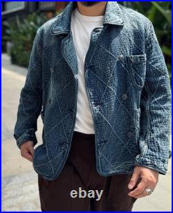 1930'S JAPANESE SASHIKO RANCH JACKET 100% Cotton NTTITUDOO Limited Edition 47.5