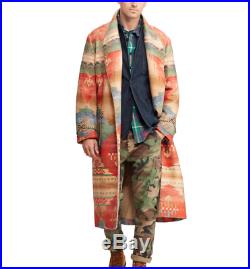 $2,995 Polo Ralph Lauren Colorado Southwest Western Wrap Robe Trench Coat Jacket
