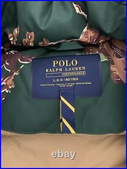 $398 New Polo Ralph Lauren Large Green Rodeo Western Puffer Down Jacket RRL Coat