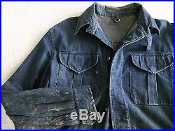 50s The Great Western Garment GWG 1955 vintage denim work jacket donut buttons
