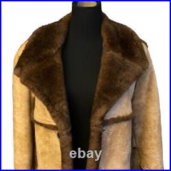American Sheepherder Women's Western Vintage Sheepskin Jacket/Coat