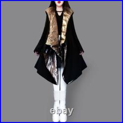 American Style Womens Duck Down Jacket Big Lower Hem Mid Long Coat Overcoat Warm American Style Womens Duck Down Jacket Big Lower Hem Mid Long Coat Overcoat Warm
