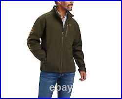 Ariat Men's Logo 2.0 Brine Olive Softshell Jacket- 10041615