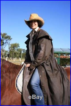 Australian Style Drover- Wachs Öl Mantel Long Rider 3-in-1- wasserabweisend