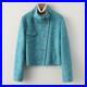 Autumn-Spring-Stand-Collar-Womens-Single-Breasted-Wool-Silk-Short-Coat-Jacket-Sz-01-ykyw