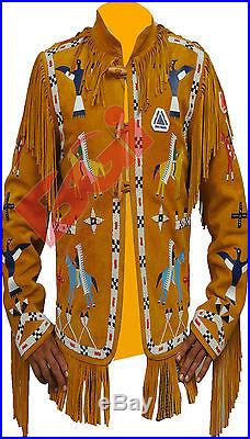 BABA GENIUSE(Teton/Western Sioux) late 19th century Style Western Leather Jacket