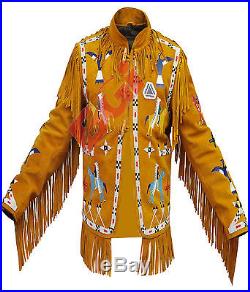 BABA GENIUSE(Teton/Western Sioux) late 19th century Style Western Leather Jacket