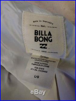 BILLABONG Western Lined Ranch Jacket Womens Large Regular Soft Coat New $149.95