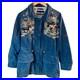 BLUE-SKYS-Collection-Canada-Coat-Jacket-Chore-Horse-Equestrian-Print-Women-s-01-tnw