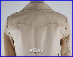 BNWT New sz 6 Ralph Lauren Collection leather beige western jacket $1295