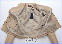 BNWT New sz 6 Ralph Lauren Collection leather beige western jacket $1295