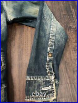 Backstage Jens Jacket Womens sz 32 Denim by FBND CoutureDenim 21473/012 Peru