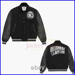 Billionaire Boys Club Varsity Jacket Genuine Leather Sleeves & Wool Body Letterm
