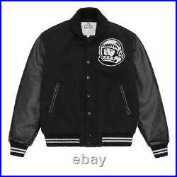 Billionaire Boys Club Varsity Jacket Genuine Leather Sleeves & Wool Body Letterm