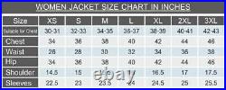 Black Jacket Western Button Vest Coat Lambskin Leather Classic Women Waistcoat