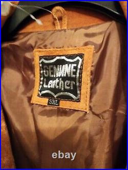 Brand new Fringe Leather Western-style coat. Read description 2XL