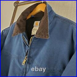 CARHARTT Size 2XL Western Santa Fe Sandstone Duck Flannel Quilt Lined Jacket