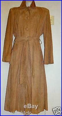 Country Western Ranchman Cowgirl Vintage Deerskin Coat Jacket Butter Soft Wy USA