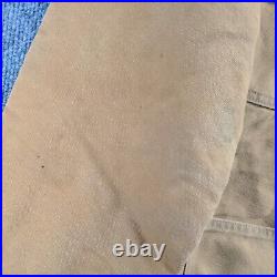 Carhartt Men's Indiana Bell Blanket Lined Duck Jacket Tan 42 Lined Vintage