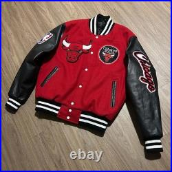 Chicago Handmade Football Letterman Varsity Leather Baseball Jacket Tarrif Paid
