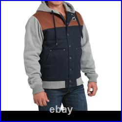 Cinch Men's Multicolor Insulated Hoodie Jacket MWJ1092004 Cinch Men's Multicolor Insulated Hoodie Jacket MWJ1092004