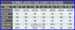 Classic Brown Waistcoat Western Vest Button Jacket Women Lambskin Leather Coat