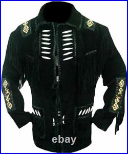 Classyak Men's Western Cowboy Jacket