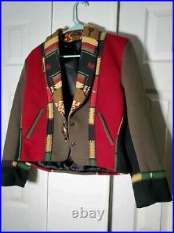 Coloratura Wool Jacket Coat Indian Blanket Western Southwest Cowboy Cowgirl