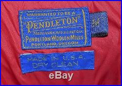 Colorful Pendleton High Grade Western Wear Indian Blanket Coat Jacket Size M