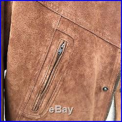 Cripple Creek Brown Whiskey Leather Western Coat Jacket Men's Size L NWOT