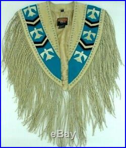 Cripple Creek Womens Vintage Western Shawl Capelet Cowgirl Fringe Leather Cape