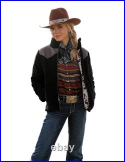 Cruel Girl Western Jacket Women Quilted Puffer M Black CWJ7404001