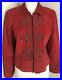 DOUBLE-D-RANCH-Size-M-Red-Suede-Leather-Studded-Jacket-Coat-01-wgo
