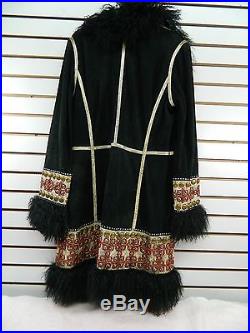 DOUBLE D RANCH WESTERN BLACK JACKET LARGE GYPSY STYLE