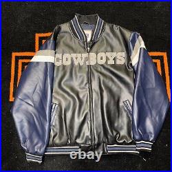 Dallas Cowboys Leather Jacket 00s Xl