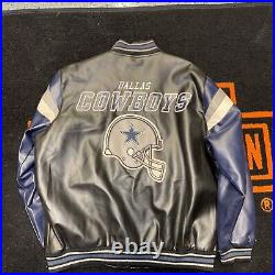 Dallas Cowboys Leather Jacket 00s Xl