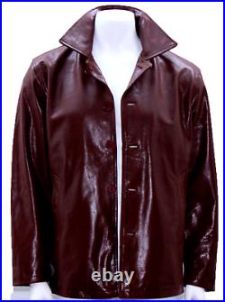 Dean Winchester Supernatural Burgundy M. Julian Genuine Leather Coat Jacket