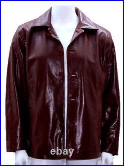 Dean Winchester Supernatural Burgundy M. Julian Genuine Leather Coat Jacket