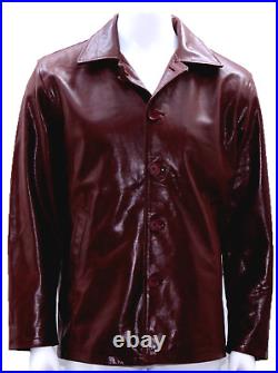 Dean Winchester Supernatural Burgundy M. Julian Genuine Leather Coat Jacket