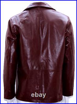 Dean Winchester Supernatural Burgundy M. Julian Genuine Leather Coat Jacket