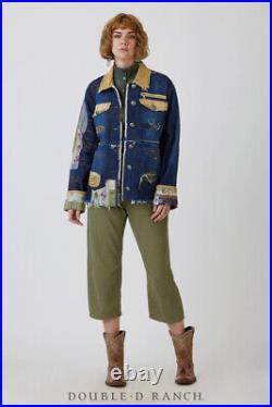 Double D Ranch Crossing the Brazos Denim Jacket 1X NWT Patchwork Embrd Bead Double D Ranch Crossing the Brazos Denim Jacket 1X NWT Patchwork Embrd Bead