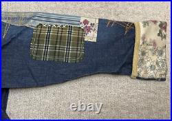 Double D Ranch Crossing the Brazos Denim Jacket 1X NWT Patchwork Embrd Bead Double D Ranch Crossing the Brazos Denim Jacket 1X NWT Patchwork Embrd Bead