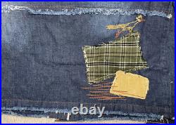 Double D Ranch Crossing the Brazos Denim Jacket 1X NWT Patchwork Embrd Bead Double D Ranch Crossing the Brazos Denim Jacket 1X NWT Patchwork Embrd Bead