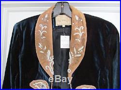 Double D Ranchwear Women's Western Jacket Coat Embellished Blue Size S NWT RARE