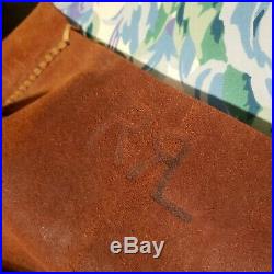 Double Ralph Lauren RRL Mens Genuine Leather Western Cowboy Fringed Vest size Lg