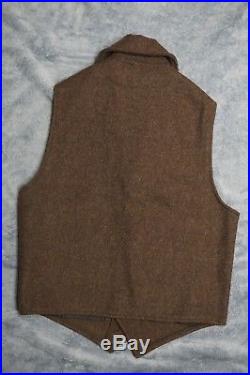 Filson Western Wool Vest Small Brown